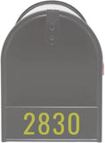 Personalized Address Mailbox Decals Custom Numbers Vinyl Sticker Mailbox Face VWAQ - MFD5