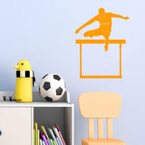 Custom Vinyl Decals Mens Hurdle Wall Decor VWAQ - CS84