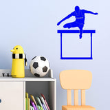 Custom Vinyl Decals Mens Hurdle Wall Decor VWAQ - CS84