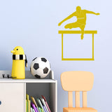 Custom Vinyl Decals Mens Hurdle Wall Decor VWAQ - CS84