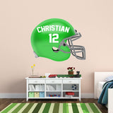 Customized Name Football Helmet Peel and Stick Decals VWAQ- HOL53