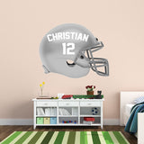 Customized Name Football Helmet Peel and Stick Decals VWAQ- HOL53