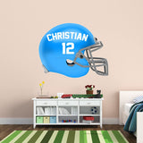 Customized Name Football Helmet Peel and Stick Decals VWAQ- HOL53