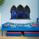 VWAQ - Galaxy Wall Decal Wall Stickers Vinyl Art - 3D Outer Space Wall Decals - NWC3