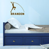 Custom Vinyl Decals Track and Field Sports Decor VWAQ - CS86