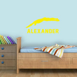 Swimmer Custom Vinyl Decals Sport Room Decor VWAQ - CS87