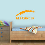 Swimmer Custom Vinyl Decals Sport Room Decor VWAQ - CS87