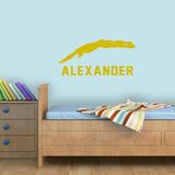 Swimmer Custom Vinyl Decals Sport Room Decor VWAQ - CS87