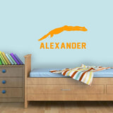 Swimmer Custom Vinyl Decals Sport Room Decor VWAQ - CS87