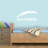 Swimmer Custom Vinyl Decals Sport Room Decor VWAQ - CS87