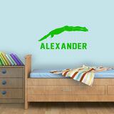 Swimmer Custom Vinyl Decals Sport Room Decor VWAQ - CS87