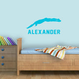 Swimmer Custom Vinyl Decals Sport Room Decor VWAQ - CS87