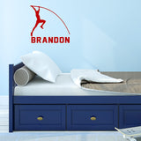 Custom Vinyl Decals Track and Field Sports Decor VWAQ - CS86