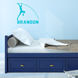 Custom Vinyl Decals Track and Field Sports Decor VWAQ - CS86