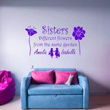 Personalized Decals Wall Art Customized Kids Room Decor VWAQ- CS95