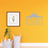 VWAQ Faith Will Move Mountains Religious Home Decor Inspirational Wall Decal