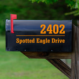 Mailbox Numbers Street Address Personalized Pair of Vinyl Decal Custom Stickers VWAQ - CMB30