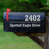 Mailbox Numbers Street Address Personalized Pair of Vinyl Decal Custom Stickers VWAQ - CMB30
