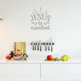 Jesus is Essential, Christian Vinyl Wall Art Decal Quote Home Decor VWAQ