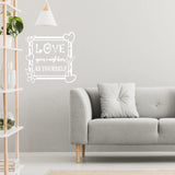 Love Your Neighbor As Yourself Wall Art Decal Christian Quotes Decor VWAQ - V2