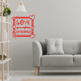 Love Your Neighbor As Yourself Wall Art Decal Christian Quotes Decor VWAQ - V2
