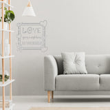 Love Your Neighbor As Yourself Wall Art Decal Christian Quotes Decor VWAQ - V2