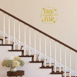 Faith Over Fear Vinyl Wall Art Christian Decal Quote Religious Home Decor VWAQ