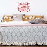 VWAQ Dream It Wish It Do It Motivational Wall Decal Inspirational Home Decor