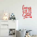 VWAQ Focus On The Good Motivational Wall Decal Inspirational Home Decor