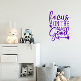 VWAQ Focus On The Good Motivational Wall Decal Inspirational Home Decor