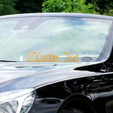 VWAQ Custom Social Media Decal Personalized Username Vinyl Sticker Business Advertising - CS97