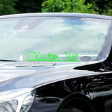 VWAQ Custom Social Media Decal Personalized Username Vinyl Sticker Business Advertising - CS97