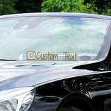 VWAQ Custom Social Media Decal Personalized Username Vinyl Sticker Business Advertising - CS97