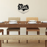 Faith Hands Wall Decor Christian Decal Religious Home Decor VWAQ