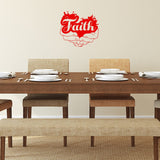 Faith Hands Wall Decor Christian Decal Religious Home Decor VWAQ
