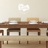 Faith Hands Wall Decor Christian Decal Religious Home Decor VWAQ