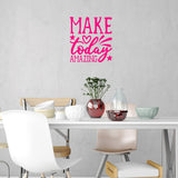 Make Today Amazing Inspirational Wall Decal Motivational Home Decor VWAQ