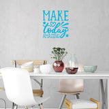 Make Today Amazing Inspirational Wall Decal Motivational Home Decor VWAQ