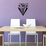 VWAQ Jesus Saves Religious Home Decor Inspirational Wall Decal