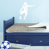 Personalized Field Goal Kicker Football Wall Decal Customized Kids Room Decor VWAQ - CS99