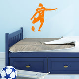 Personalized Field Goal Kicker Football Wall Decal Customized Kids Room Decor VWAQ - CS99