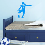 Personalized Field Goal Kicker Football Wall Decal Customized Kids Room Decor VWAQ - CS99