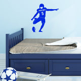 Personalized Field Goal Kicker Football Wall Decal Customized Kids Room Decor VWAQ - CS99