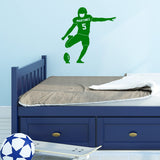 Personalized Field Goal Kicker Football Wall Decal Customized Kids Room Decor VWAQ - CS99
