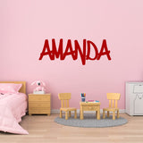 VWAQ Custom Graffiti Wall Decal Name Wall Sign - Personalized Kids Vinyl Art Decor Sticker Hip Hop Nursery Graphic - CSGN4