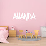VWAQ Custom Graffiti Wall Decal Name Wall Sign - Personalized Kids Vinyl Art Decor Sticker Hip Hop Nursery Graphic - CSGN4
