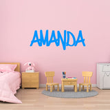 VWAQ Custom Graffiti Wall Decal Name Wall Sign - Personalized Kids Vinyl Art Decor Sticker Hip Hop Nursery Graphic - CSGN4