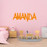 VWAQ Custom Graffiti Wall Decal Name Wall Sign - Personalized Kids Vinyl Art Decor Sticker Hip Hop Nursery Graphic - CSGN4