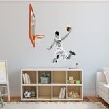 Personalized Basketball Player Wall Decal Custom Name Sports VWAQ - HOL60