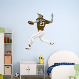Right Handed Baseball Player Pitcher Fully Custom Wall Decal - HOL64R
